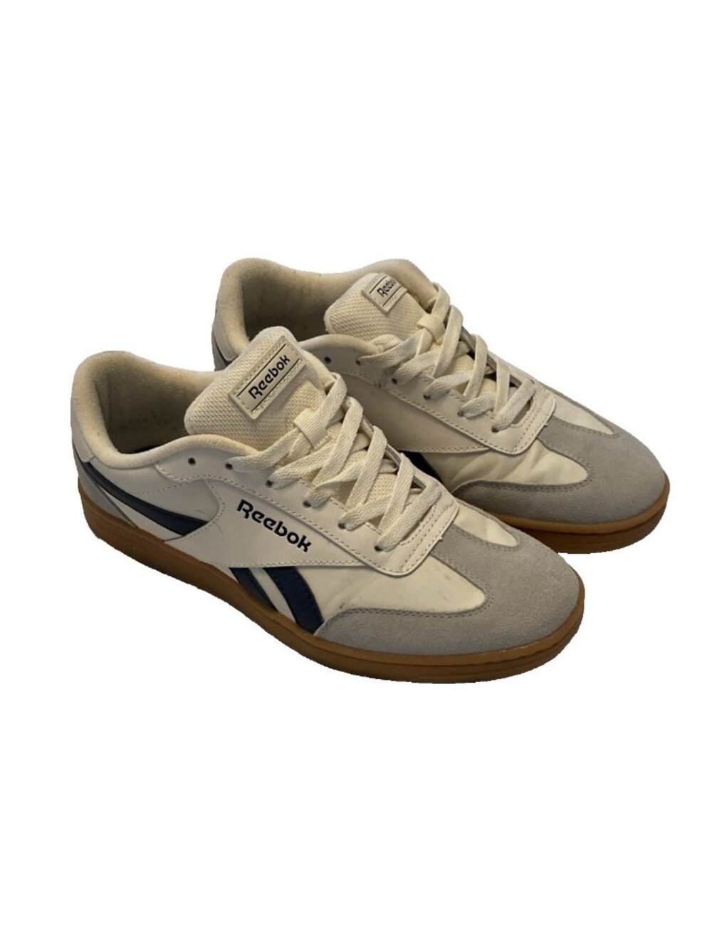Reebok Smash Edge S Men’s Athletic Shoe sz 8.5 White Sneakers Footwear Trainers